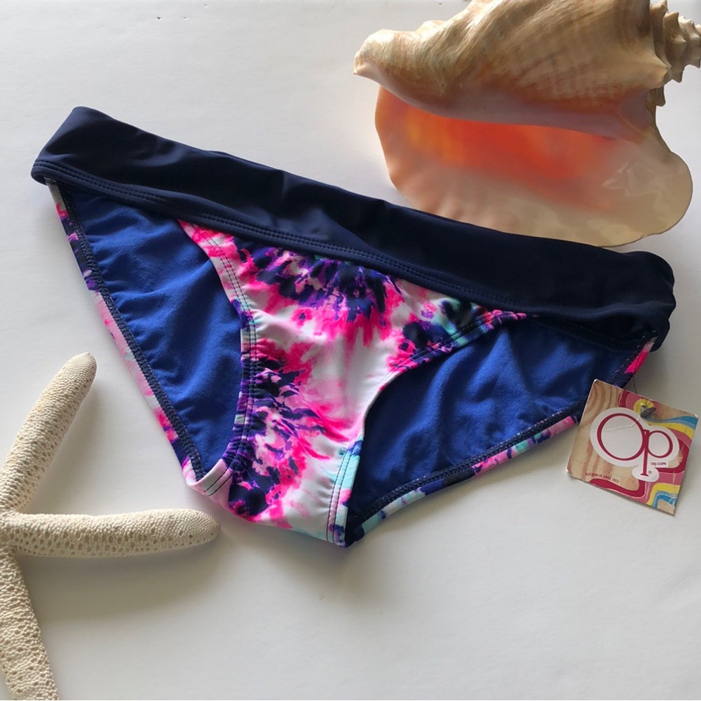 OP Juniors Tie Dye Swimsuit Bikini Bottom